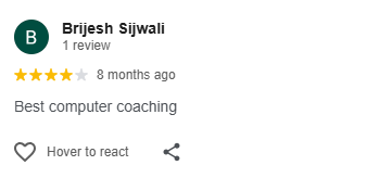 Student Google Review